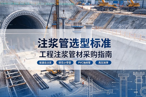 云溪注浆管选型标准