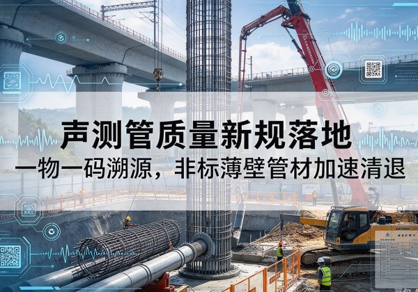 云溪声测管质量新规落地，一物一码溯源，非标薄壁管材加速清退