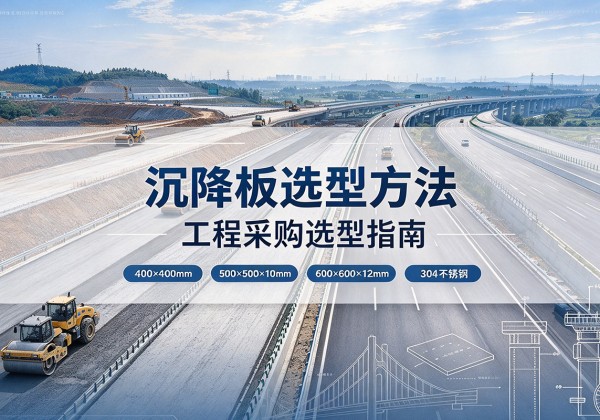 云溪沉降板选择方法